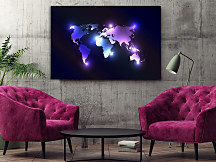 Obraz Štýlová mapa sveta